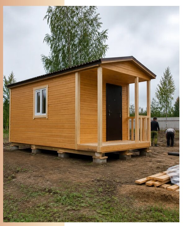 Недорогие дачные домики в Лабинске с изготовлением и доставкой